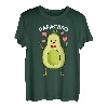 Herren Papacado Schwangerschaft werdender Papa 2021 Avocado T-Shirt