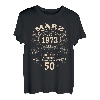 März 1973 Lustige Geschenke 50. Geburtstag Männer Frauen T-Shirt