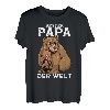 Herren Bester Papa der Welt Vatertag Vater Bär T-Shirt