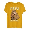 Herren Bester Papa der Welt Vatertag Vater Bär T-Shirt