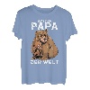 Herren Bester Papa der Welt Vatertag Vater Bär T-Shirt