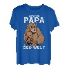 Herren Bester Papa der Welt Vatertag Vater Bär T-Shirt