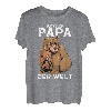 Herren Bester Papa der Welt Vatertag Vater Bär T-Shirt