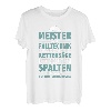 Herren Meister Der Fälltechnik Herrscher Förster Forstwirte T-Shirt
