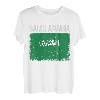 Vintage Saudi-Arabien Flagge Saudi-Stolz Kleidung Sporttrikot T-Shirt