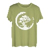 Lebensbaum Wikinger Mond Baum des Lebens Nordisches Design T-Shirt