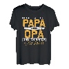 Herren Ich Habe Zwei Titel Papa & Opa Ich Rocke Sie Beide Geschenk T-Shirt