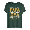 Herren Ich Habe Zwei Titel Papa & Opa Ich Rocke Sie Beide Geschenk T-Shirt