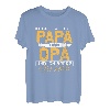 Herren Ich Habe Zwei Titel Papa & Opa Ich Rocke Sie Beide Geschenk T-Shirt