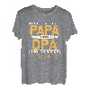 Herren Ich Habe Zwei Titel Papa & Opa Ich Rocke Sie Beide Geschenk T-Shirt