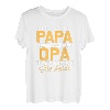 Herren Ich Habe Zwei Titel Papa & Opa Ich Rocke Sie Beide Geschenk T-Shirt