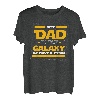 Herren The Best Dad in the Galaxy - Vatertag Vater Papa T-Shirt