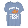 Lustiges Angler What The Fish Fischen Angel Set Geschenk T-Shirt