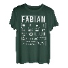Herren Vorname Fabian Lustiger Spruch Humor T-Shirt