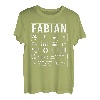 Herren Vorname Fabian Lustiger Spruch Humor T-Shirt