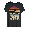 Papasaurus Rex Vater Dinosaurier Familien Dino Papa Saurus T-Shirt