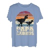 Papasaurus Rex Vater Dinosaurier Familien Dino Papa Saurus T-Shirt