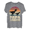 Papasaurus Rex Vater Dinosaurier Familien Dino Papa Saurus T-Shirt