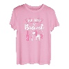 Damen Ich bin die Braut JGA Junggesellenabschied Einhorn Hochzeit T-Shirt