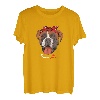 Damen Boxer Mom - Süßes Hund Mama Girlie Damen Frauchen T-Shirt