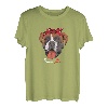Damen Boxer Mom - Süßes Hund Mama Girlie Damen Frauchen T-Shirt