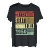 Legendär seit Juli 1950 72. Geburtstag Vintage T-Shirt