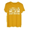Lustiges Papa Geschenk Vater von Zwei Töchter Geschenkidee T-Shirt