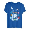 Papa Hase Osterhasen Dad Osterfreunde Daddy Vater T-Shirt