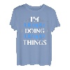 Herren I'm Justus Doing Justus Things Vornamen Spruch Geschenk T-Shirt