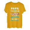 Papa und Tochter nicht immer Auge in Auge Partnerlook T-Shirt