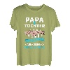 Papa und Tochter nicht immer Auge in Auge Partnerlook T-Shirt