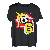 Geburtstag 6 Jahre Fußball Feier 6. Party Sport T-Shirt