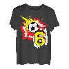 Geburtstag 6 Jahre Fußball Feier 6. Party Sport T-Shirt