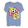 Geburtstag 6 Jahre Fußball Feier 6. Party Sport T-Shirt