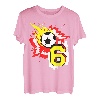 Geburtstag 6 Jahre Fußball Feier 6. Party Sport T-Shirt