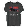 Norwegen Expedition Berge Elch Flagge T-Shirt
