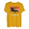 Norwegen Expedition Berge Elch Flagge T-Shirt