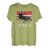 Norwegen Expedition Berge Elch Flagge T-Shirt