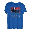 Norwegen Expedition Berge Elch Flagge T-Shirt