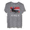 Norwegen Expedition Berge Elch Flagge T-Shirt