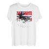 Norwegen Expedition Berge Elch Flagge T-Shirt