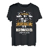 Majestät Design Lustiger Zimmerer Beruf Spruch Bogner T-Shirt