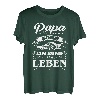 Papa und Sohn Partnerlook Spruch Vater Vatertag T-Shirt