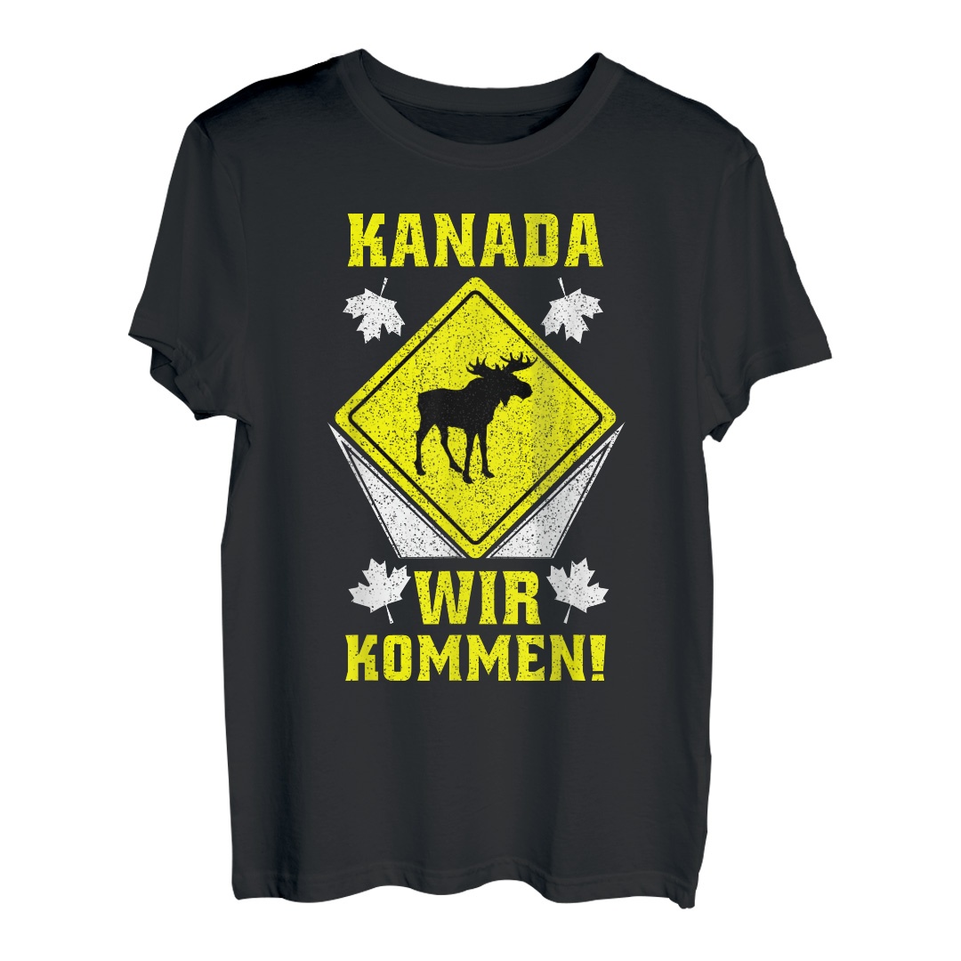 Geschenkidee Geburtstag Kanada Reise Geschenk Backpacking T-Shirt