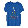 Weihnachtsbaum Weihnachten Neujahr Line Dance Xmas Winter T-Shirt