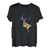 LGBTQ Gay Trans Bi Rainbow Kiss Mouth Regenbogen Kuss Mund T-Shirt