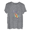 LGBTQ Gay Trans Bi Rainbow Kiss Mouth Regenbogen Kuss Mund T-Shirt