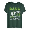Herren Papa Geschenk für werdende Papa 2022 Ladung T-Shirt