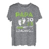 Herren Papa Geschenk für werdende Papa 2022 Ladung T-Shirt