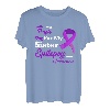 I Wear Purple For My Sister Epilepsy Awareness Shirt T-Shirt